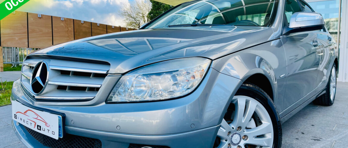 ⚠️VENDUE⚠️10,499€ MERCEDES C220 CDI 2007/ 114,267 KM GPS CUIR TOIT OUVRANT