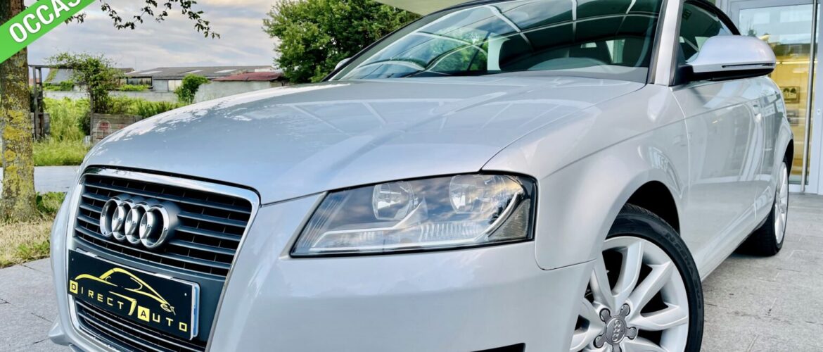 ⚠️VENDUE⚠️ 9150 € AUDI A3 CABRIOLET 1.9 TDI 105 CV / 2008 / 132,115 KM
