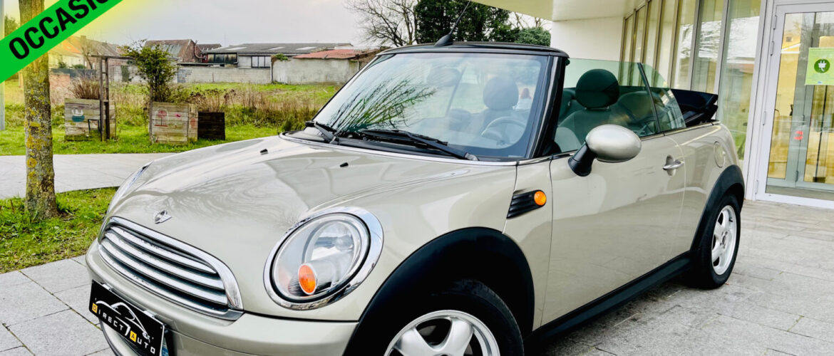 7999€ ⚠️ VENDUE ⚠️  MINI COOPER CABRIOLET 1.6 i 2009 / 113,732 KM