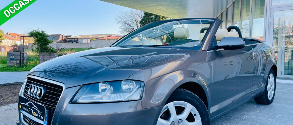 ⚠️ VENDUE ⚠️105 AUDI A3 CABRIOLET 1.6 TDI 2013 / 114,469 KM