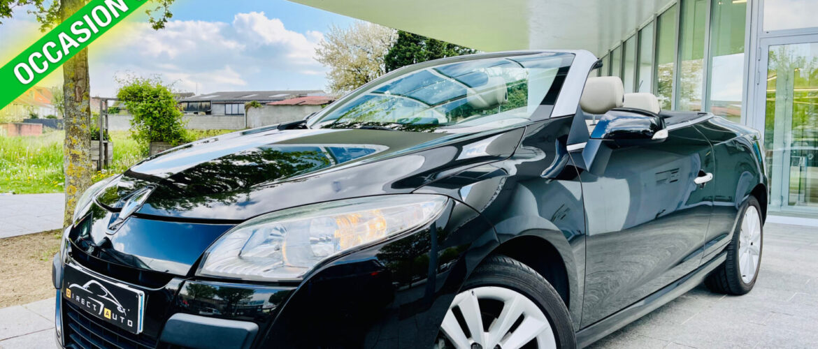 799 ⚠️VENDUE⚠️ RENAULT MEGANE CABRIOLET 1.5 DCI 110 / 2010 / 90,649 KM CUIR GPS …