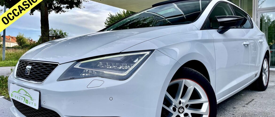 1299 ⚠️ VENDUE ⚠️ SEAT LEON 1.6 TDI FULL LED TOIT PANO … 2015 / 106,767 KM