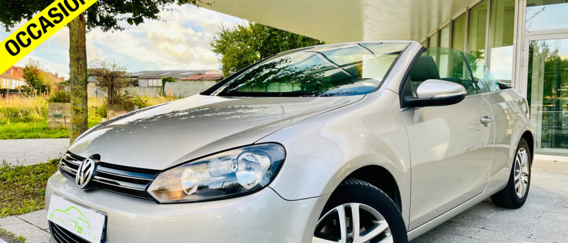 89 ⚠️VENDUE⚠️ VOLKSWAGEN GOLF 6 CABRIOLET 1.6 TDI 2013 / 128,053 KM