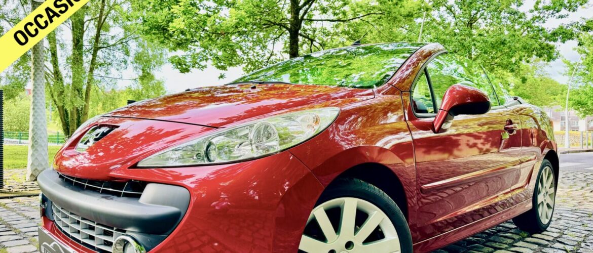 55 ⚠️VENDUE⚠️ PEUGEOT 207 cc 1.6 HDI 110 / 2008 / 153,181 KM